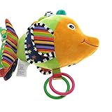 Wingingkids Baby Spielzeug Touch and Feel Spielzeug für Kleinkinder Kinderwagen und Autositz Fisch - 7
