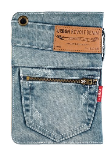 Trust Jeans Folio Stand für Apple iPad Mini blau - 6