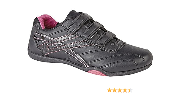 ladies trainers with velcro fastening
