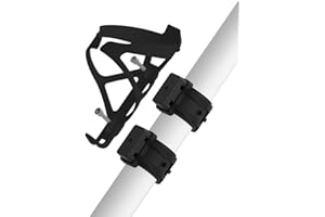 ZEFAL Pack Pulse B2 e Gizmo - Porta Borraccia Bici Nero con Supporto Adattatore Universale per Portaborraccia Bici Senza Viti