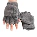Produktbild pinkcream Damen Fashion Coral Fleece Hand Wrist Warmer Winter fingerlose Weiche Handschuhe grau grau Einheitsgröße