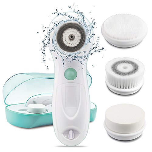 TOUCHBeauty TB-0759A 3-in-1 Gesichtsreinigungsbürste Elektrisch Gesichtsmassagegerät Wasserfestes batteriebetrieben Gesichtsbürste