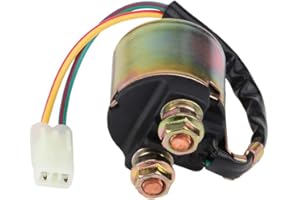 EBTOOLS Relè Avviamento Moto Rele Avviamento Moto Motociclo Relè Solenoide Di Avviamento Dispositivi Di Avviamento A Freddo Moto Moto Per Adatto Per / 1988 2000 Rele