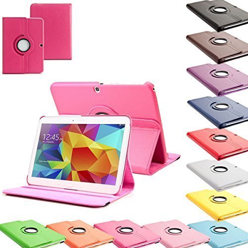 SVS-Trade 360   Tab4 10 1 Standtasche f  r SAMSUNG GALAXY TAB 4 10 1 SM-T530   T531   T535 H  lle Schutz Etui Tasche Cover  Pink 