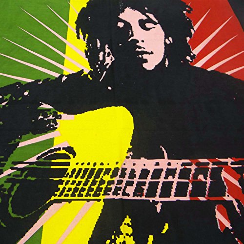 Bob Marley Indian Cotton Hängewandteppiche Poster Größe Muticolour Décor Werfen 42×30 Zoll - 6