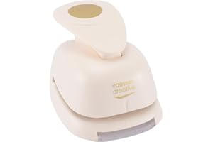 Vaessen Creative Perforatrice Cercle - Ø 3.2 cm - pour Projets DIY, Papier Scrapbooking, Plastique Fou, Bullet Journaling, Cartes de Vœux, Papier Découpage, Étiquettes, Décorations