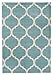 Produktbild Carpeto Modern Teppich Blau 140 x 200 cm Marokkanisches Muster Canvas Kollektion