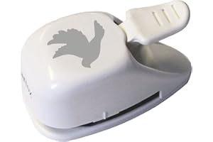 Artoz paper punch - card punch - "Dove", 31mm - punch hole punch for making cards for Christmas, invitations, weddings, baptisms, greetings and much more