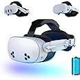 Battery Head Strap Compatible with Meta Quest 3s, Quest 3 and Meta Quest 2, 22500mWh / 7000mAh, Fast Charging Battery Pack Headstrap Extended Playtime, Adjustable Elite Strap with Padding for Comfort
