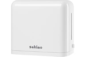 ‎SATINO Satino by WEPA Papierhandtuchspender für Z Falz & V Falz Papierhandtücher - Made in Germany – SATINO Handtuchspender für PT3, PT4 & H3 Handtuchpapier mit Füllstandsanzeige - für Gewerbe & Industrie