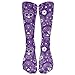 Produktbild nnmaw Mexican Sugar Skulls Day of The Dead Red Roses Magic Hat Sock Classic Fancy Design Multi Colorful Crew Knee High Socks Running Soccer Stockings