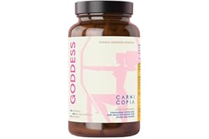 Carnicopia Goddess Grass Feed Beef Organ Supplement for Women - Bovine Gelatin 240 Capsules - Oyster Meat, Beef Liver, Spleen & Ovaries - Fertility, Hormone Balance & Sexual Health (30 Servings)