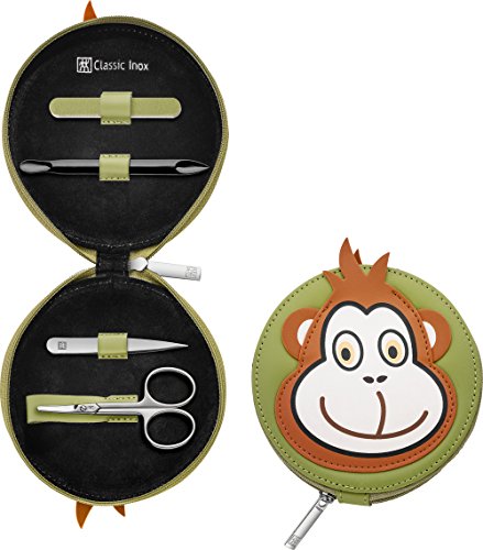 Preisvergleich Produktbild ZWILLING CLASSIC INOX Reißverschluss-Etui, Kinder Manicure Babynagelschere