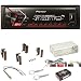 Produktbild Pioneer MVH-S300BT Autoradio USB AUX 1-DIN MP3 Bluetooth WMA Einbauset für Audi A4 B5 A6 4B C4 A8