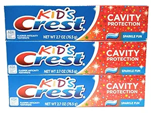 CREST Kids Toothpaste Cavity Protection 2.7 Oz (Pack of 3)