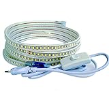 Sin caída de intensidad con la distancia como en las tiras de 12v (con las tiras de 12v no se pueden poner más de 5 metros sin amplificadores o fuentes adicionales por la caída de luminosidad)