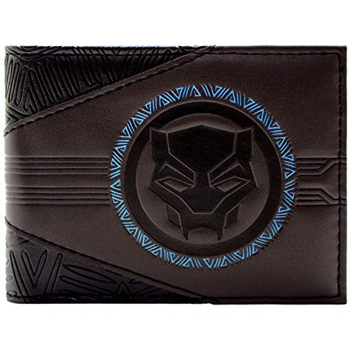 Preisvergleich Produktbild Marvel Black Panther Maskensymbol Schwarz Portemonnaie Geldbörse