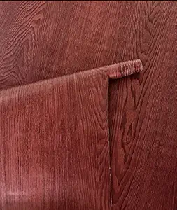 ANNACREATIONS Vinyl self Adhesive Wood Grain Peel and Stick Waterproof Decorative DIY Wallpaper (12 inches x 100' inches, Brown)