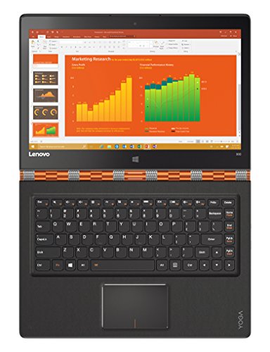 Lenovo YOGA 900 13 3-Inch Convertible Notebook  Clementine Orange  -  Intel Core i7-6560U 3 2 GHz  8 GB RAM  HDD  Windows 10 