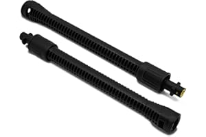 DERASL Lanza de Rociador Ampliada | Ampliación de 0.4m | Compatible con Karcher K2-K7 | Mejora el Alcance de Tu Lavadora de Presión (2 pack)