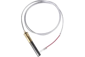 NYCEMAKEUP Gas Fryer Thermopile Thermocouple 2-Wire Replacement Im-perial Frymaster D-EAN Pitco & Italian FAGE Gas Pizza Thermopile