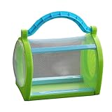 insektenkasten Insektenkasten mit Tragegriff Belüftung Insektenbox Schmetterling Käfig Pädagogisches Kinder Outdoor Garten Spielzeug.