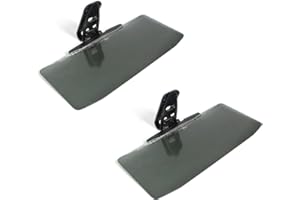 PENLIMLY Extensión Visera Parasol Coche Antideslumbrante, Ajustable y Extensor para Conductor, 2 Unidades