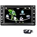 Produktbild 2DIN 6.2-Zoll-2 din-Monitor Universal-Steuergert Touchscreen In Dash HD Auto Car Radio Stereo DVD-Player PC Logo Bluetooth Video USB SD Remote-PC-Steuerung mit Befestigungswinkel R¨¹ckseitige Kamera Video Touch Screen MP3 Motoren Auto LCD