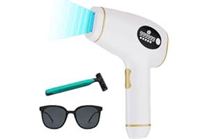 AHYBZN IPL Haarentfernungsgerät,5 Energieniveaus 999,900 blinkt schmerzloses Haar Entferner Werkzeug Laser Haarentfernung für Frauen und Männer, Beine, Körper, Gesicht, Bikini