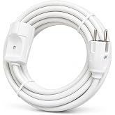 3x2.5mm TTR Tekli Beyaz Topraklı Kau&ccedil;uk Uzatma Kablosu (10 METRE)