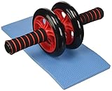 Songmics AB Roller Wheel Push Up Con Cojín Del Arrodillamiento SPU75R