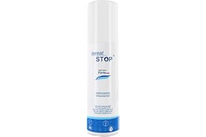 ‎SWEAT STOP SweatStop Aloe Vera FORTE PLUS Antitranspirant Achsel Spray 100ml gegen SEHR starkes Schwitzen - 48-72h Anti Schweiß Antiperspirant Deo für Sie & Ihn