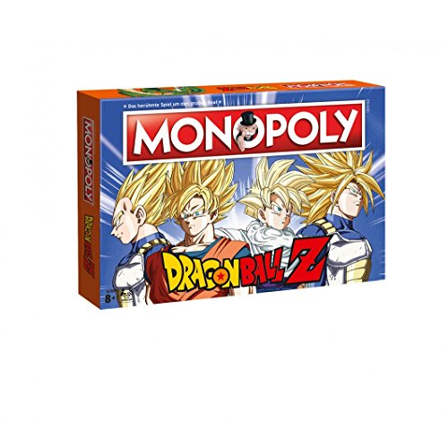 Preisvergleich Produktbild Monopoly - Dragon Ball Z - Deutsch - 6 Sammler Spielfiguren / Gesellschaftsspiel / Brettspiel