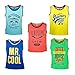 Antshrike Boys Printed Round Neck Cotton Sleeveless T-Shirt Pack of 5 RS.599.00