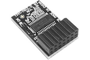 HSSDTECH TPM 2.0 LPC 14pin SLB9665 Modulo di Sicurezza per ASUS ROG Strix Z390-E / Z390-F, ROG Strix B450-F / B450-E, ROG Strix TRX40-E / TRX40-XE Mainboard Security Module GC-TPM 2.0