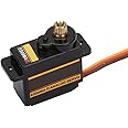 Micro Servo Motor, Metal Gear Servo Motor, High Speed Torque Digital Servo Analog Gear Set 4.8V-6V for RC Robot Helicopter Airplane Boat Controls, Quick Response