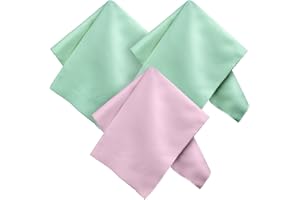 EDISON & KING 3 ściereczki do czyszczenia okularów XXL – chłonne ściereczki z mikrofibry – opakowanie 30 x 40 cm