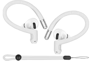 kwmobile Halkfria krokar för hörlurar, kompatibla med Apple Airpods 1/2/3/4 / Pro 1 / Airpods Pro 2 öronkrokar – säker Bluetooth hörlurar öronkrok –