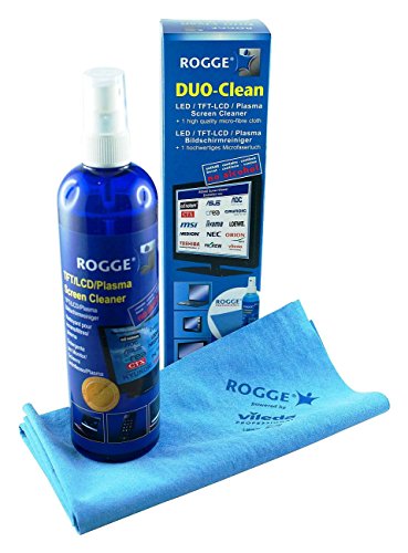Rogge DUO-Clean TFT/LCD/Plasma-Bildschirmreiniger 250ml + Vileda Tuch