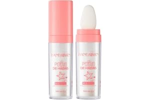 HISUNBEN Polvo De Hadas - Poudre de patting - En stick - Poudre de patting - Poudre à paillettes pour le corps - Pour le visage et le corps - Poudre illuminante - Maquillage (White Moonbeam)