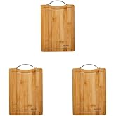 Karaca Owen Rectangle Large Bambu Kesme Tahtası 3l&uuml; paket
