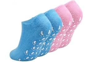 Cozlly 2 Paar Gel Socken, Socken Gel, Fuß Spa Socken, Fußpflege Gel Socken für Frauen und Männer, feuchtigkeitsspendende Socken über Nacht, Fußmaske Socks, Feuchtigkeitsspendende Fußpflege