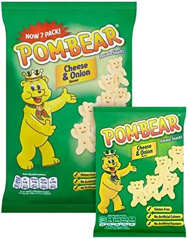 Pom-Bear Cheese & Onion 6 x 19g