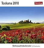 Toskana - Kalender 2018: Sehnsuchtskalender, 53 Postkarten by 