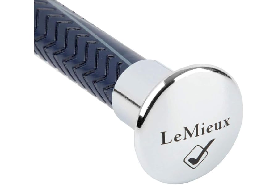 LeMieux LeGrip Schooling Whip - Horse Riding Stick for Equestrian Training - Light Polycarbon Shaft and Balanced Soft PU Grip Handle
