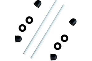 JZSMY Lot de 2 arbres en céramique pour jacuzzi Intex Pure Spa - Pompe à impulsion Fix E90 (2 arbres en céramique avec 4 capuchons en caoutchouc)