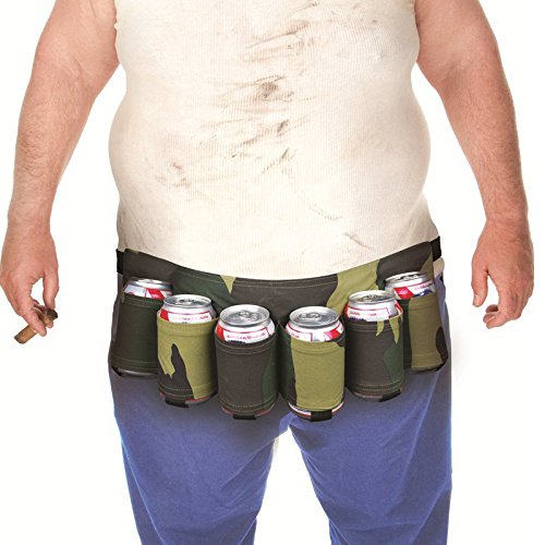 Hrph Neuheit Sport Reisen Klettern Bier Gürtel tragen Getränke Tasche Gürtel Bergsteigen Taillen-Beutel für Geschenk & Parties Trinken