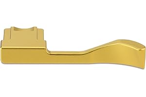 Daumen-Up-Handgriff aus Metall für Fujifilm X100VI Fujinon X100V Kamera-Zubehör Haoge THB-XVG, goldfarbener Blitzschuh, Daumen-Up
