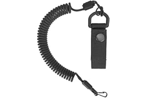 ‎EDCX EdcX Paracord Tactical Lanyard, Spiral-Kabel, elastischer Schlüssel-Anhänger aus Paracord