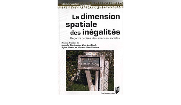 Amazon Fr La Dimension Spatiale Des Inegalites Regards Croises Des Sciences Sociales Backouche Isabelle Ripoli Fabrice Tissot Sylvie Veschambre Vincent Collectif Livres